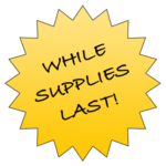while supplies last